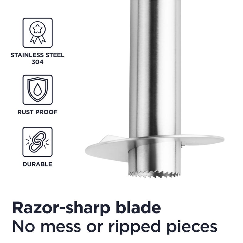 Deiss PRO Pineapple Corer â€” 2 in 1 Stainless Steel Pineapple Cutter Tool & Corer Tool Kitchen - Pineapple Corer And Slicer Tool - Fruit Cutter Tool, Pineapple Slicer And Corer - Dishwasher Safe - Image 5
